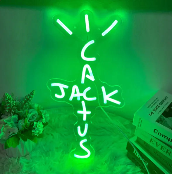 Cactus Jack LED Sign