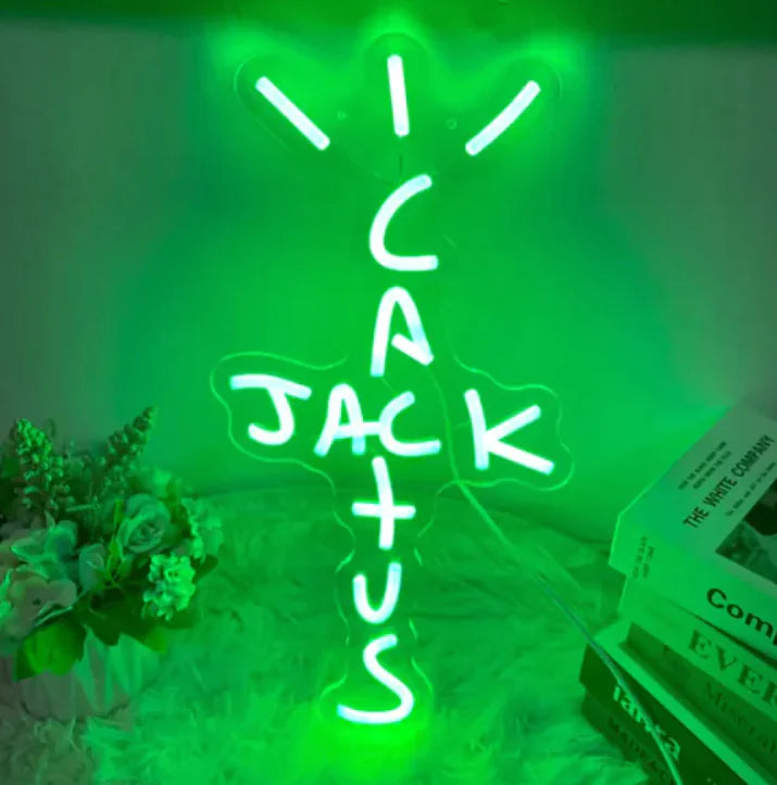 Cactus Jack LED Sign