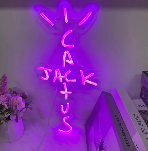 Cactus Jack LED Sign